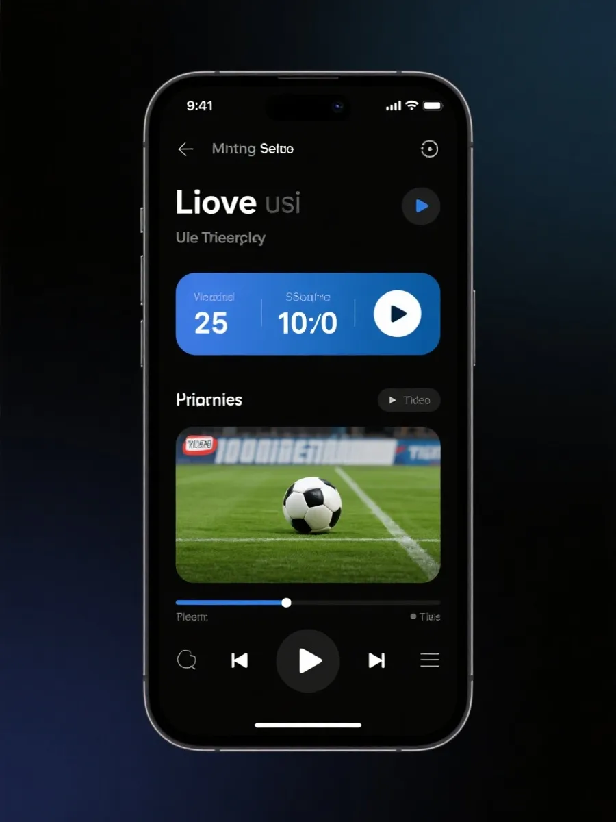 葡超直播APP界面示意图